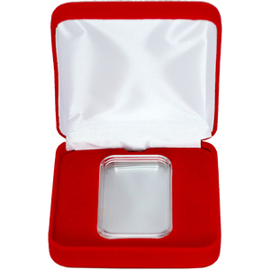 Red Clamshell Box - Plain Insert [Add $2.75]